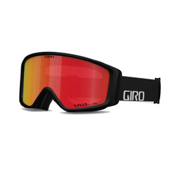 Giro Index OTG 2.0 Goggle in Black Wordmark with Vivid Ember